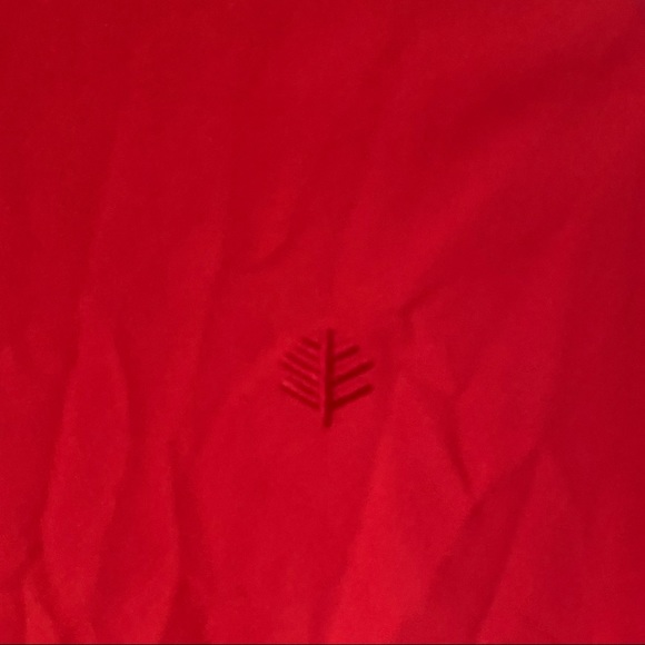 Coolibar UPF 50+ UV Protection Long Sleeve Swim Shirt Poppy Red Size S - Picture 3 of 8